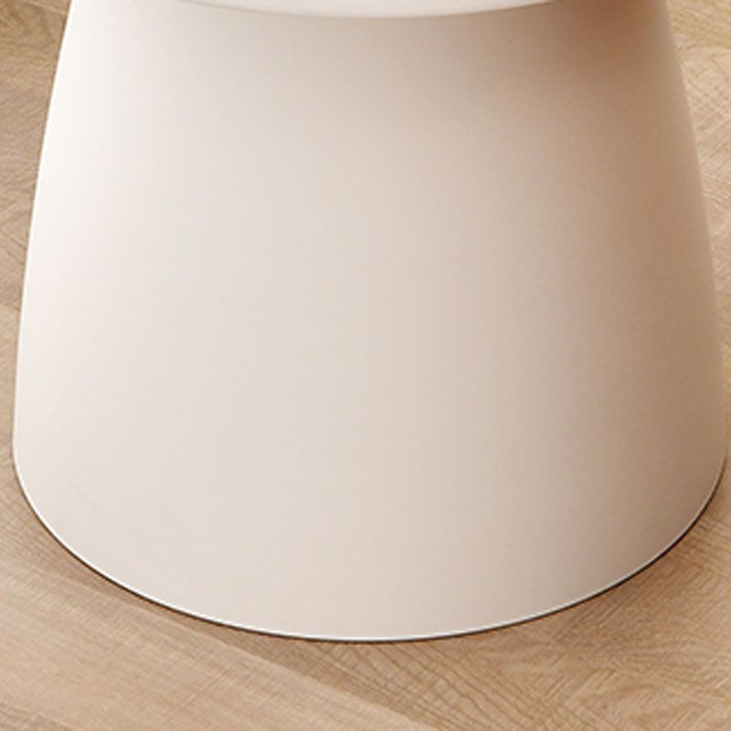 Modern Round Bedside Cabinet Plastic Nightstand, 20"L X 20"W X 17.5"H Clearhalo 'Bedroom Furniture' 'furn' 'furn_night_stand' 'Furniture' 'night_stand' 'Nightstands' 1200x1200_2a9b89c6-3eb5-4fd6-84d1-4a966f4d37f6
