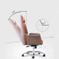 Contemporary Faux Leather Adjustable Chair Conference Swivel Chair Clearhalo 'furn' 'furn_office_chair' 'Furniture' 'Office Chairs' 'Office Furniture' 'office_chair' 1200x1200_2a9b9cd6-2e22-4d58-a774-f9ea49153acd