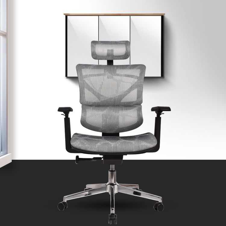 Contemporary Arm Chair Adjustable Seat Height Office Chair Pillow Included Clearhalo 'furn' 'furn_office_chair' 'Furniture' 'Office Chairs' 'Office Furniture' 'office_chair' 1200x1200_2a9c95f6-86f9-49b4-994b-41e5b300f6a6