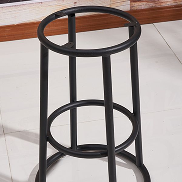 Modern Style Wood Bar Stool with Metal Footrest Round Bar Stool Clearhalo 'Bar Furniture' 'Bar Stools' 'bar_stools' 'furn' 'furn_bar_stools' 'furniture_bar_stools' 'Kitchen & Dining Furniture' 'kitchen&dining_furn' 'kitchen' 'kitchen_furn' Furniture' 1200x1200_2a9c969a-832b-4680-8996-07405788dec4