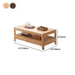 Scandinavian Solid Wood Coffee Table with 4 Legs Coffee Cocktail Table Clearhalo 'Coffee & Accent Tables' 'Coffee Tables' 'coffee_tables' 'furn' 'furn_coffee_tables' 'Furniture' 'Living Room Furniture' 1200x1200_2a9db1d2-ef91-4b8d-88c0-556950cf6a97