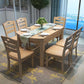 Modern Style Dining Table Solid Wood Butterfly Leaf Dining Table for Kitchen Use Clearhalo 'Dining Tables & Seating' 'Dining Tables' 'dining_table' 'furn' 'furn_dining_table' 'Furniture' 'Kitchen & Dining Furniture' 1200x1200_2a9e57ac-51f3-43b6-a0e5-0ba0339c3857