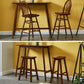 Solid Wood Bar Dining Table Contemporary Bar Table with Brown Base Clearhalo 'Bar Furniture' 'Bar Tables' 'bar_tables' 'Furniture' 'furniture_bar_tables' 'Kitchen & Dining Furniture' 1200x1200_2a9f80e4-19e6-48e4-9090-ccb13de9f179