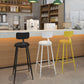 Industrial Dessert Shop Low Back Stool Matte Finish Upholstered Bar Stools Clearhalo 'Bar Furniture' 'Bar Stools' 'bar_stools' 'furn' 'furn_bar_stools' 'Furniture' 'furniture_bar_stools' 'Kitchen & Dining Furniture' 1200x1200_2aa0a37f-b2a6-48cf-a35a-038b6bb96c7a
