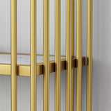 Modern Rectangle Accent Table Antique Finish Console Sofa Table in Marble Clearhalo 'Console Tables' 'console_tables' 'Entry & Mudroom Furniture' 'furn' 'furn_console_tables' 'Furniture' 1200x1200_2aa7573f-a496-42b7-a3c3-48848b50998f