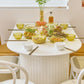 Sintered Stone and Ash Wood White Table Modern Dining Table with Double Pedestal Clearhalo 'Dining Tables & Seating' 'Dining Tables' 'dining_table' 'furn' 'furn_dining_table' 'Furniture' 'furniture_dining_table' 'Kitchen & Dining Furniture' 'kitchen' 'kitchen_dining_table' 1200x1200_2aa7a84d-752f-4eb8-a7ae-57178368346b
