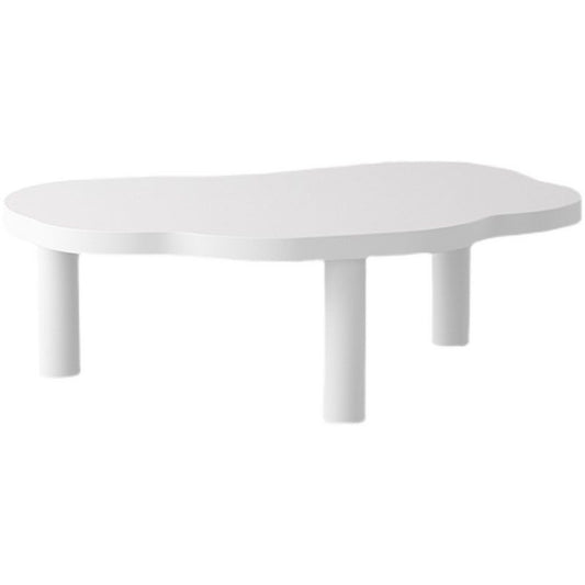 Modern Wood 3/4 Legs Cocktail Table Free Form Coffee Table in Natural Clearhalo 'Coffee & Accent Tables' 'Coffee Tables' 'coffee_tables' 'furn' 'furn_coffee_tables' 'Furniture' 'furniture_coffee_tables' 'Living Room Furniture' 1200x1200_2aa7cbf7-0b24-44f4-ab4c-ccea757d4452