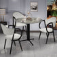 Stone Dining Table Traditional Luxury Dining Site Table with Tripod Base Clearhalo ' dining_table' 'Dining Tables & Seating' 'Dining Tables' 'furn' 'furn_dining_table' 'Furniture' 'furniture_dining_table' 'Kitchen & Dining Furniture' 'kitchen&dining_furn' 'kitchen' 'kitchen_dining_table' 1200x1200_2aaa475e-9b8e-4734-af8d-3c3e4843c751