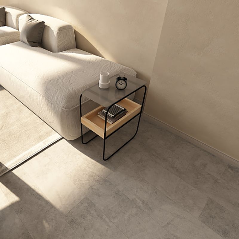 Modern Rectangular Glass Side End Table Sled Side Table with Metal Base Clearhalo 'Coffee & Accent Tables' 'End & Side Tables' 'end_side_tables' 'furn' 'furn_end_side_tables' 'Furniture' 'Living Room Furniture' 1200x1200_2aaafd66-64ee-4162-bf71-758ad052ceb3