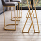 Glam Bar Table Set 1/2/3/5/7 Pcs White Stone Bar Table with Upholstered Stools Clearhalo 'Bar Furniture' 'furn' 'furn_home_bar_bar_sets' 'Furniture' 'Home Bars & Bar Sets' 'home_bar_bar_sets' 'Kitchen & Dining Furniture' 1200x1200_2aad3978-42fd-4331-868d-b3c00019eeb8