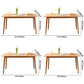 Rectangle Oak Wood Dining Table Modern Table in Nature with Double Pedestal Clearhalo ' dining_table' 'Dining Tables & Seating' 'Dining Tables' 'furn' 'furn_dining_table' 'Furniture' 'furniture_dining_table' 'Kitchen & Dining Furniture' 'kitchen&dining_furn' 'kitchen' 'kitchen_dining_table' 1200x1200_2aad7bed-18b3-44a0-b07f-bc4e868637fa