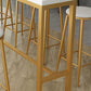 Glam Rectangle Indoor Pub Bar Table Gold Iron Bar Dining Table with Trestle Pedestal Clearhalo 'Bar Furniture' 'Bar Tables' 'bar_tables' 'furn' 'furn_bar_tables' 'Furniture' 'furniture_bar_tables' 'Kitchen & Dining Furniture' 'kitchen&dining_furn' 'kitchen' 1200x1200_2aaf5b44-4cf0-4283-90ca-0f7cec80b4f5