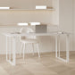 Rectangular Shaped Office Laptop Table Stone Writing Desk in White Clearhalo 'furn' 'furn_office_desk' 'Furniture' 'Office Desks' 'Office Furniture' 'office_desk' 1200x1200_2ab0ea08-11ce-4093-879f-8504099e9637