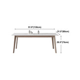 4本の脚のあるレストラン長方形のテーブルのための中世のモダンな焼結さた石のトップテーブル