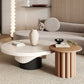 Contemporary Cocktail Table Pedestal Solid Wood Round Coffee Table Clearhalo 'Coffee & Accent Tables' 'Coffee Tables' 'coffee_tables' 'furn' 'furn_coffee_tables' 'Furniture' 'Living Room Furniture' 1200x1200_2ab82f54-23a8-4516-8ecc-a0c456e78025