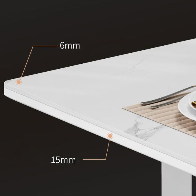Contemporary Folding Furniture Stone Pedestal Dining Site Table for Home (only Table) Clearhalo 'Dining Tables & Seating' 'Dining Tables' 'dining_table' 'furn' 'furn_dining_table' 'Furniture' 'Kitchen & Dining Furniture' 1200x1200_2ab8f49e-8654-44f3-8870-b8dd7cb1fd96