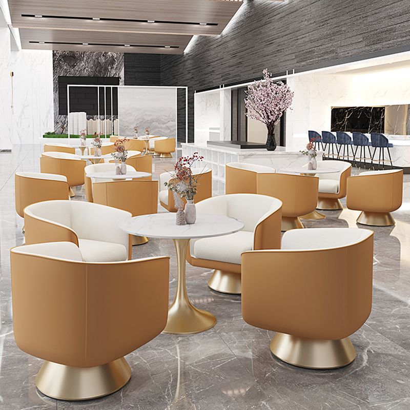 25.59 "brede vatstoel faux lederen armen inbegrepen stoel voor woonkamer