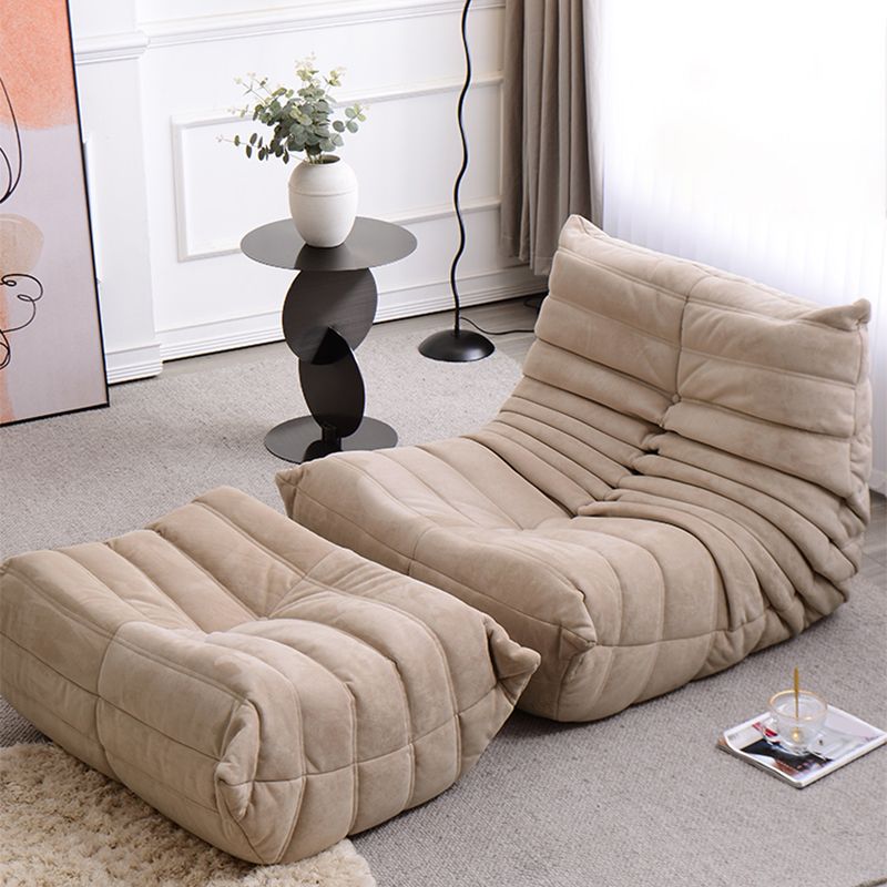 Contemporary Parsons Chair with Sewn Pillow Back Armless Chair Clearhalo 'Accent Chairs' 'accent_chairs' 'Chairs & Seating' 'furn' 'furn_accent_chairs' 'Furniture' 'Living Room Furniture' 1200x1200_2ac28b2e-abb9-49d2-9436-803aef0449bc