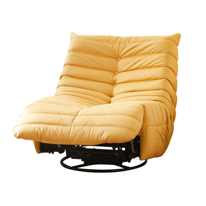 Tasche laterali per bilanciere in metallo con poltrona reclinabile contemporanea