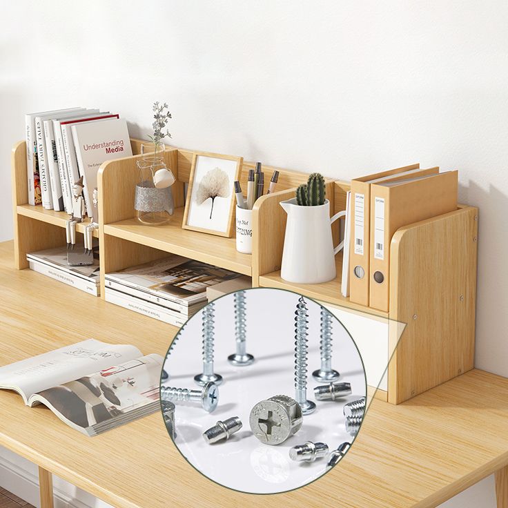 Modern Style Bookcase in Brown Color Wood Bookshelf for Office Clearhalo 'Bookcases' 'furn' 'furn_bookcases' 'Furniture' 'Office Furniture' 1200x1200_2ac82099-a611-43ed-a2ae-1431aca494e6