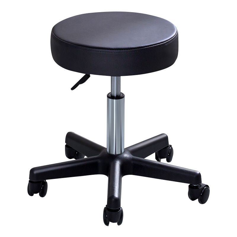 Black Modern Steel Bar Stool Adjustable Height Swivel Backless Counter Stool Clearhalo 'Bar Furniture' 'Bar Stools' 'bar_stools' 'furn' 'furn_bar_stools' 'furniture_bar_stools' 'Kitchen & Dining Furniture' 'kitchen&dining_furn' 'kitchen' 'kitchen_furn' Furniture' 1200x1200_2ac954b8-8ec5-4707-96f5-7adbe50c945e