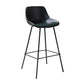 Industrial Leather Distressed Barstool Black Living Room Bar Stool with Bucket Seat Clearhalo 'Bar Furniture' 'Bar Stools' 'bar_stools' 'furniture_bar_stools' 'Kitchen & Dining Furniture' 'kitchen&dining_furn' 'kitchen' 'kitchen_furn' Furniture' 1200x1200_2accabdb-a0b5-4463-b506-1b2936c49d9a