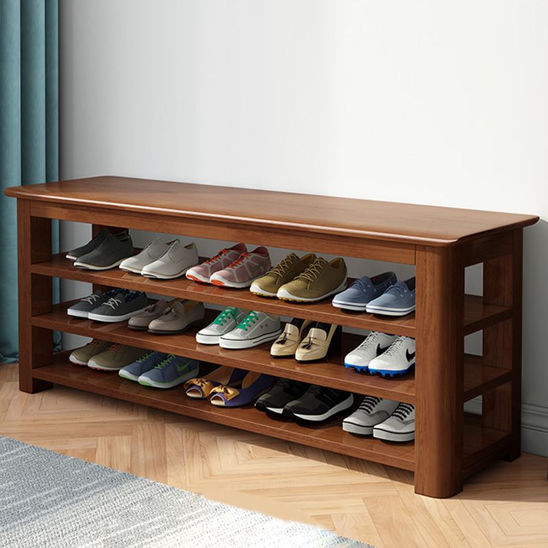 13.65-inch W Solid Wood Entryway Bench Modern Seating Bench with Storage Clearhalo 'Benches' 'Chairs & Seating' 'furn' 'furn_benches' 'Furniture' 'Living Room Furniture' 1200x1200_2acd56bf-c304-48d7-8fce-99f70b588fb2