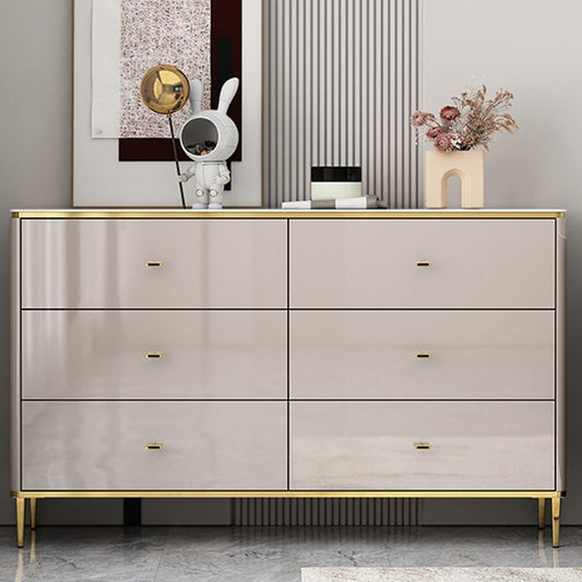 Casseggiatore del torace di stoccaggio della pietra glam di larghezza da 11,7 pollici con 3/6 cassetti