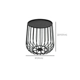 Table basse basée sur plate-forme rond