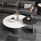 Modern Fixed Top Coffee Table Round Steel Abstract Cocktail Table Clearhalo 'Coffee & Accent Tables' 'Coffee Tables' 'coffee_tables' 'furn' 'furn_coffee_tables' 'Furniture' 'furniture_coffee_tables' 'Living Room Furniture' 1200x1200_2acf7062-a406-4537-a77e-1218d8c9a119