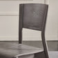 Solid Wood Contemporary Dining Chair Kitchen Armless Open Back Chair
