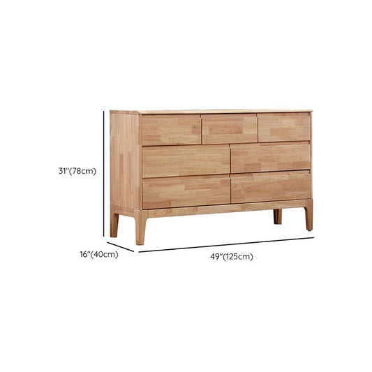Contemporary Chest Squared Legs Solid Wood Grooves with Drawer Accent Chest Clearhalo 'Cabinets & Chests' 'cabinets_chests' 'furn' 'furn_cabinets_chests' 'Furniture' 'Living Room Furniture' 1200x1200_2ad0e019-c165-4731-96a6-a59ab745997b