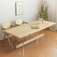 Modern Brown Solid Wood Table Specialty Dining Table for Home