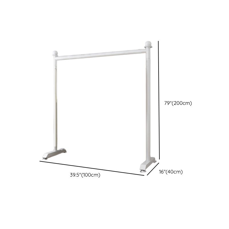 Cadre en métal de manteau contemporain Hanging Rail Entrée Hangle de manteau