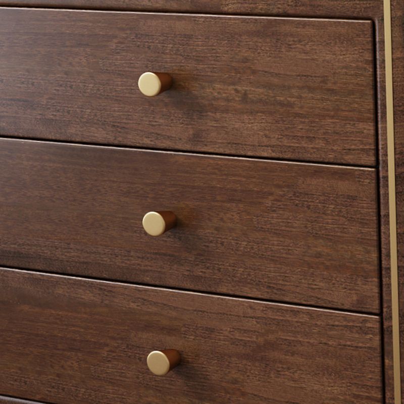 Glam Solid Wood Storage Chest Bedroom Chest in Brown with Drawers Clearhalo 'Bedroom Furniture' 'Dressers & Chests' 'dressers_chests' 'furn' 'furn_dressers_chests' 'Furniture' 1200x1200_2ad8632d-32ac-4eb4-aa58-9a3f009bc8cc
