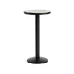 Industrial Round Bar Table Set 1/3 Pieces Stone Counter Table with Upholstered Stools Clearhalo 'Bar Furniture' 'furn' 'furn_home_bar_bar_sets' 'Furniture' 'Home Bars & Bar Sets' 'home_bar_bar_sets' 'Kitchen & Dining Furniture' 1200x1200_2ad8f03e-2eea-4bc9-a5af-b5ac84949aff