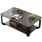 Glam Coffee Table with Cross Legs and Storage Shelf Cocktail Table Clearhalo 'Coffee & Accent Tables' 'Coffee Tables' 'coffee_tables' 'furn' 'furn_coffee_tables' 'Furniture' 'Living Room Furniture' 1200x1200_2ada62c8-e9ac-49ce-a12b-6c3a1776599f