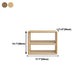 Contemporary Solid Wood Bookshelf Open Back Bookcase for Home Office Clearhalo 'Bookcases' 'furn' 'furn_bookcases' 'Furniture' 'Office Furniture' 1200x1200_2ae1d155-e1b3-4300-a7f5-e5f6bff6a458