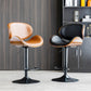 Scandinavian Adjustable Height Swivel Counter Stools Leather Wood Bar Stools (1 Piece) Clearhalo 'Bar Furniture' 'Bar Stools' 'bar_stools' 'furn' 'furn_bar_stools' 'furniture_bar_stools' 'Kitchen & Dining Furniture' 'kitchen&dining_furn' 'kitchen' 'kitchen_furn' Furniture' 1200x1200_2ae33d4f-deb2-4a9e-b3ad-9923f3ba5dc3