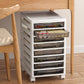Transparent Filing Cabinet Modern Plastic Drawers File Cabinet