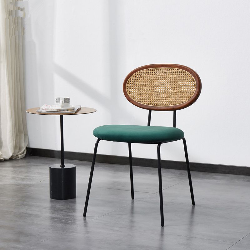 Contemporary Style Metal Chairs Set Kitchen Open Back Dining Side Chair Clearhalo ' kitchen&dining_furn' 'Dining Chairs' 'Dining Tables & Seating' 'dining_chair' 'furn' 'furn_dining_chair' 'Furniture' 'furniture_dining_chair' 'Kitchen & Dining Furniture' 'kitchen' 1200x1200_2ae454d1-963c-4e1b-b882-e650afc7d018