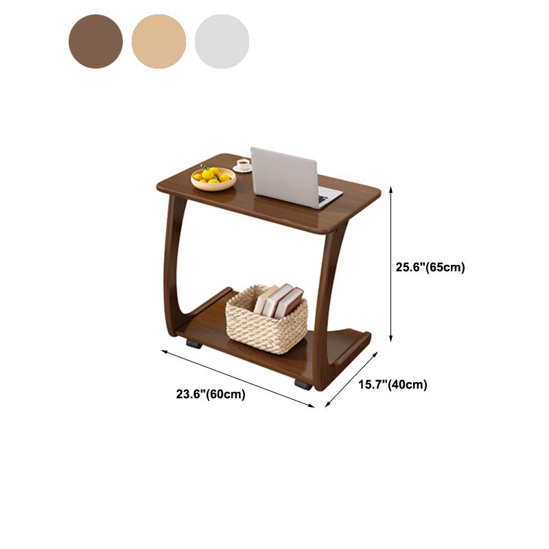 25.59" Tall Contemporary Style Coffee Cocktail Table Solid Wood Coffee Table Clearhalo 'Coffee & Accent Tables' 'Coffee Tables' 'coffee_tables' 'furn' 'furn_coffee_tables' 'Furniture' 'Living Room Furniture' 1200x1200_2ae662eb-5f7f-4d5c-ad6c-dd2b756fdc71