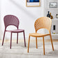 Modern Stackable Chair Dining Armless Open Back Chairs with Plastic Legs for Kitchen Clearhalo ' kitchen&dining_furn' 'Dining Chairs' 'Dining Tables & Seating' 'dining_chair' 'furn' 'furn_dining_chair' 'Furniture' 'furniture_dining_chair' 'Kitchen & Dining Furniture' 'kitchen' 1200x1200_2ae92829-2859-40a8-987b-f8939beb31c4