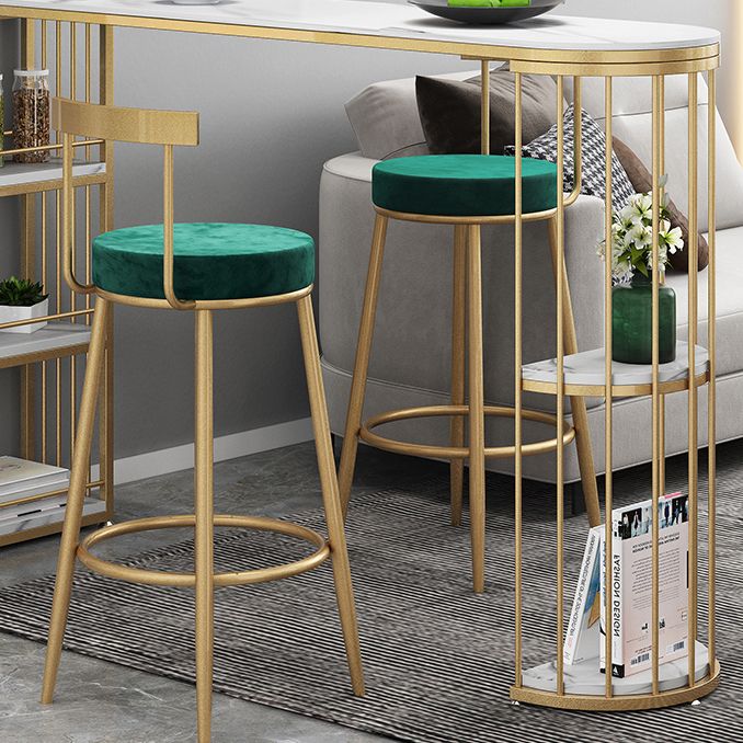 Luxurious Bar Table 42-inch Height White Stone Top and Iron Base Bistro Table Clearhalo 'Bar Furniture' 'Bar Tables' 'bar_tables' 'furn' 'furn_bar_tables' 'Furniture' 'furniture_bar_tables' 'Kitchen & Dining Furniture' 1200x1200_2aea833e-47a1-4f8b-9d2a-da3494da275f