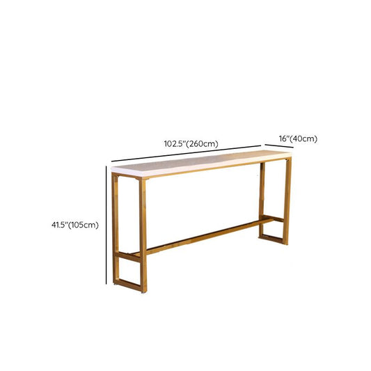 Tavolo da altezza della barra glam tavolo da pub per bistrot top in legno massiccio per uso del patio