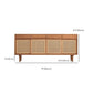 Sidetanza di credenza per la casa di rettangolo di casa di archiviazione in legno.