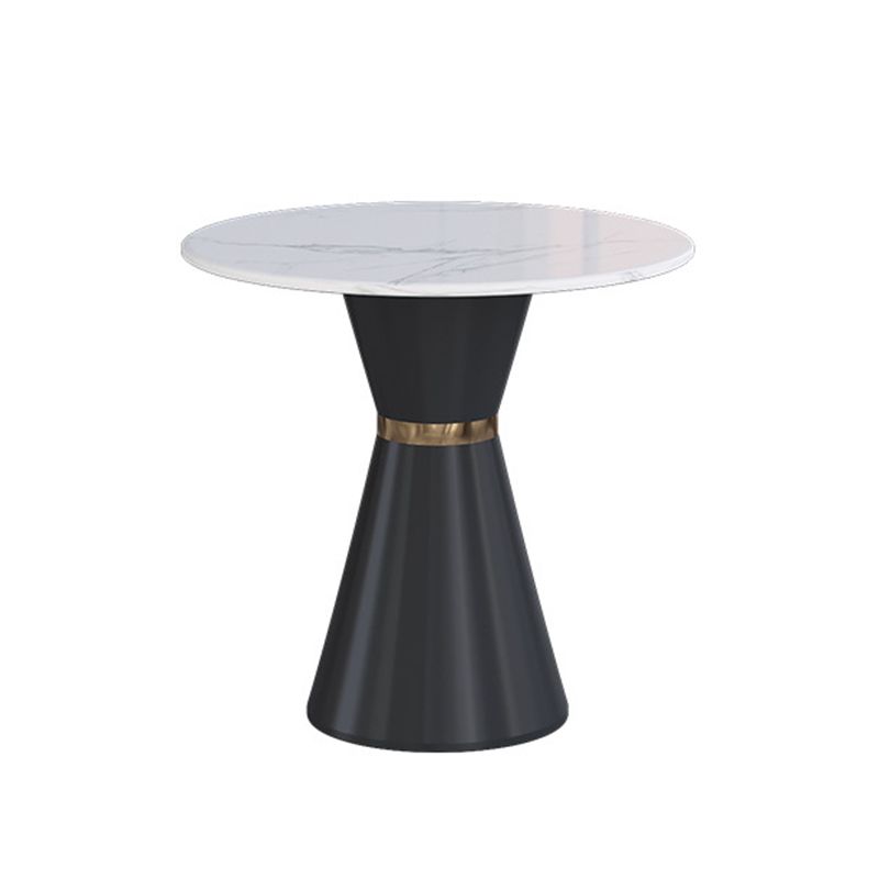 Eigentijdse faux marmeren eettafel set rond 1/2/3/4/5 stukken dinerset voor thuisgebruik