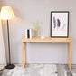 12 inch Wide Accent Table Mid-Century Modern Rectangle Wooden Console Table for Hall