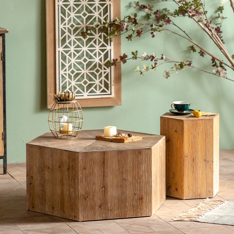 Rustic Corner Table Solid Wood Brown Side End Table for Living Room Clearhalo 'Coffee & Accent Tables' 'End & Side Tables' 'end_side_tables' 'furn' 'furn_end_side_tables' 'Furniture' 'Living Room Furniture' 1200x1200_2af21960-ef1c-4150-95a8-07b8c906758e