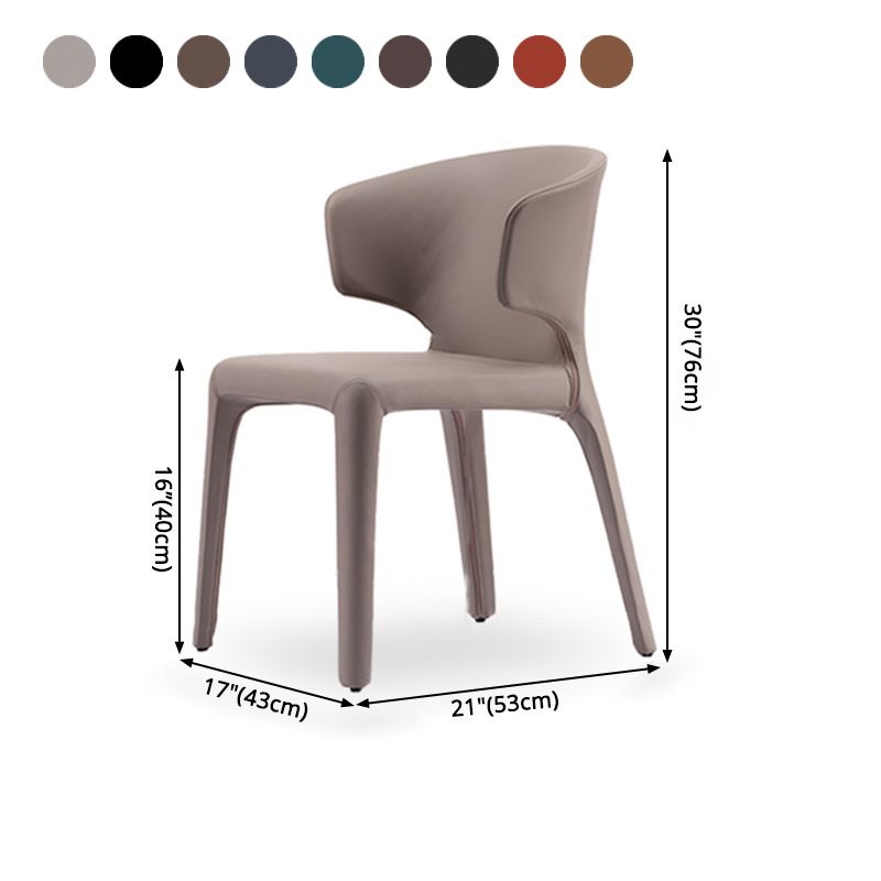 Designer Style Dining Arm Chair Matte Finish Wingback Dining Chair (Set of 2) Clearhalo ' kitchen&dining_furn' 'Dining Chairs' 'Dining Tables & Seating' 'dining_chair' 'furn' 'furn_dining_chair' 'Furniture' 'furniture_dining_chair' 'Kitchen & Dining Furniture' 'kitchen' 1200x1200_2af231af-0f3a-456c-8c65-c600fc0ffacd